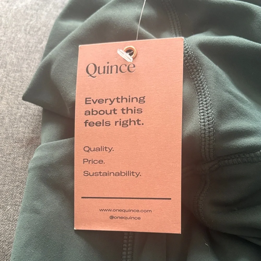 NWT Quince Women’s Leggings in teal - Picture 6 of 6